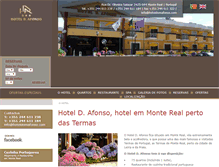 Tablet Screenshot of hoteldomafonso.com